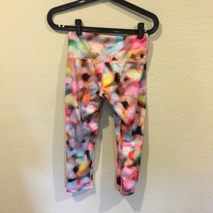 adidas Pants - Adidas climalite pink pattern cropped leggings adidas Pants - Adidas climalite pink pattern cropped leggings